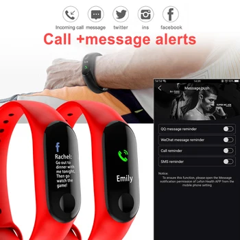 Pametno Gledati Zapestnica Band Fitnes Tracker Nepremočljiva Šport Manšeta Zapestnica Barvni Zaslon Smart Band Za iPhone