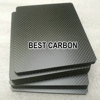 BREZPLAČNA DOSTAVA 101mm x 125 mm x 3 mm debeline Ogljikovih Vlaken Ploščica iz ogljikovih vlaken stanja , ogljikovih vlaken plošče