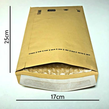 Brezplačna dostava za 5 kosov kraft papir, kraft papir mehurček mailer vrečko samolepilni mailer dostava vrečko z nizko ceno dropshipping