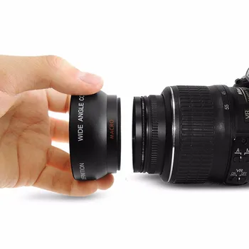 58MM 0.45 x širokokotni Makro Objektiv za Nikon D3200 D3100 D5200 D5100