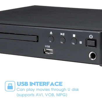 1080P Full HD HDMI Multi Regiji, Predvajalnik DVD-jev Digitalni Stereo zvokom v Video CD diskov CD Predvajalnik, USB 2.0 3.0 MP3 Predvajalnik DVD-jev+Daljinski upravljalnik