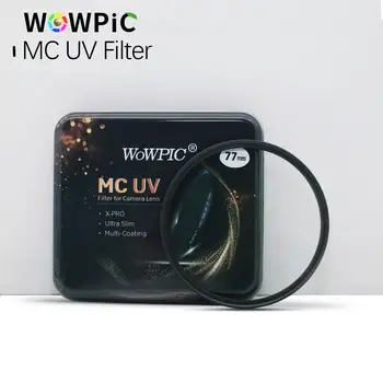 67 mm MC UV Filter WOWPIC Super Slim Zelena Muticoating 16 plasti Objektiv Zaščitnik 67 mm Fotoaparatu Filter za Canon, Nikon DSLR Fotoaparat