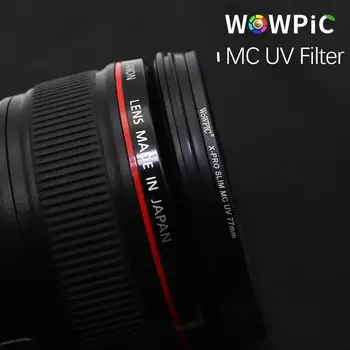 67 mm MC UV Filter WOWPIC Super Slim Zelena Muticoating 16 plasti Objektiv Zaščitnik 67 mm Fotoaparatu Filter za Canon, Nikon DSLR Fotoaparat