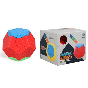 ShengShou Prvotni Načrt Megaminx Magic Cube 3x3 Stickerless Twisty Skew Kocka Wumofang 3 Plasti Kocka Uganka Cubo Magico Igrače