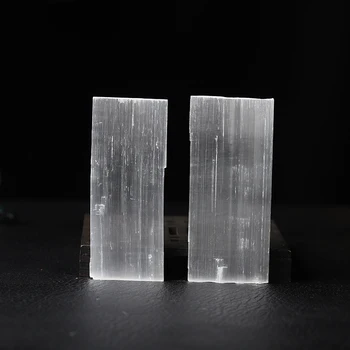 1PC Naravnih Selenit Kristalno Palico Bela Sadra Quartz Crystal Čip Čiščenje Zraka Iz Naravnega Kamna In Mineralnih Osebke
