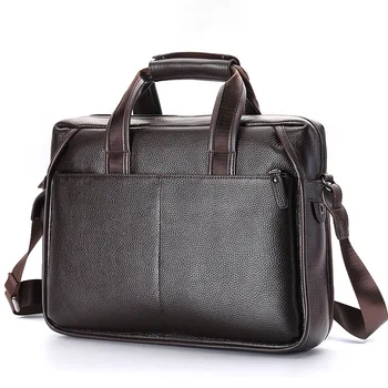 Luksuzni moški letnik pravega usnja aktovko poslovne torbe za moške oblikovalec torbice messenger bag visoke kakovosti bolso hombre