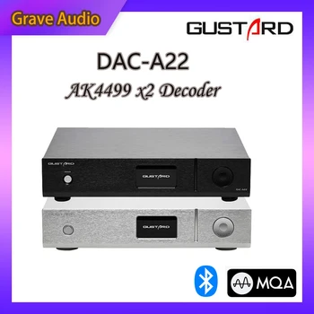 GUSTARD DAC-A22 DAC Dvojno AK4499 XMOS Podporo DSD512 PCM768 Materni Uravnoteženo Dekoder AC100V-240V Pred prodajo