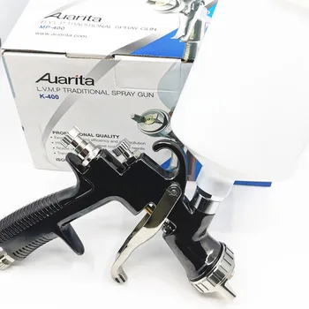Visoka kakovost Auarita K400 LVMP spray pištolo avtomobilskih škropilnica 1.4/1.7 visoko atomizacijo spray pištolo iz nerjavečega jekla šoba Barve pištolo