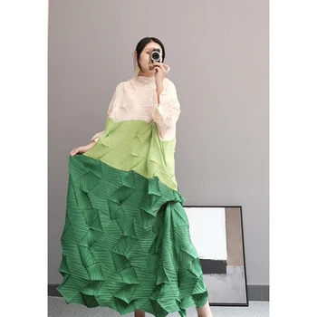Poletje 2020 novo francosko barvno ujemanje ženske noše Miyak krat Moda velikosti bil tanek in nežen veter boginja fan oblačenja 98