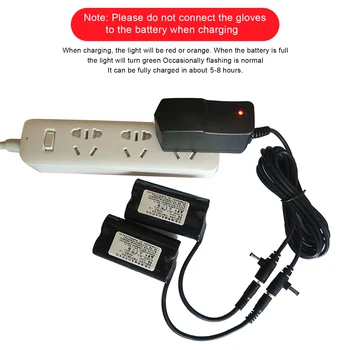 Moški Električni USB Polnjenje Ogrevanje Rokavice 4400mAh Baterije Jahanje Ročno Toplejše Za Zimo na Prostem Smučanje Pohodništvo, Kampiranje NAM Čepi