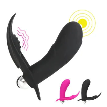 10 Stimulacije Nosljivi Vibrator, Dildo Vibracijske Hlačke Vaginalne Masaža G Spot Klitoris Stimulator Ženskega Spola Igrače za Ženske