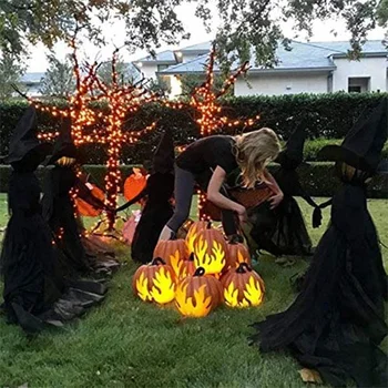 170 cm Halloween Light-Up Čarovnice Duha Halloween Dekoracijo Grozo Rekviziti Grozljivo Okostje Za Halloween Dekoracijo Glasovni Nadzor