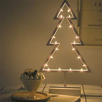 LED Zvezda/Srce Ljubezni /Božično Drevo namizne Svetilke Dekle Soba Dekoracijo Noč Svetlobe Tabela Svetlobe Toplo Bela Suha Baterija Napaja