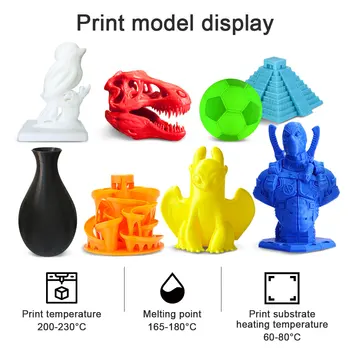 3D Tiskalnik, ki z Žarilno PLA Bela 1.75 MM Toleranca +-0.02 MM 1 kg/2.2 lbs PLA Material za 3D Tiskalnik Plastičnih okolju prijazno