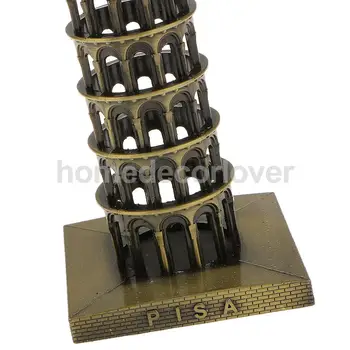 Poševni Stolp v Pisi Model Doma Dekor Kovinske Obrti Oprema Izdelki Znanih Modelov zgradb za 15,5 CM