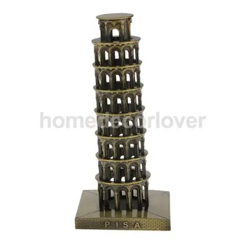 Poševni Stolp v Pisi Model Doma Dekor Kovinske Obrti Oprema Izdelki Znanih Modelov zgradb za 15,5 CM