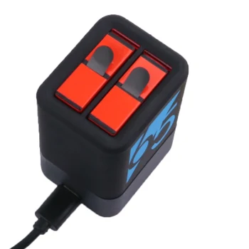 Bateria 1600mAh Go pro junak 5/6/7 Baterija + dvojno LED USB Polnilec za GoPro Hero 5 / Junak 6 7 hero7 Črna Kamera dodatna oprema