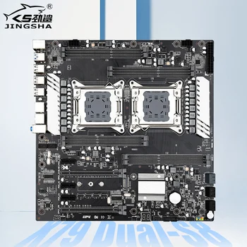 JINGSHA X79Dual S8 Dual CPU LGA2011 matične plošče 4-kanalni Podpora za Dual Intel E5 V1 / V2 DDR3 max1866MHz 256G M. 2 NVME SATA3
