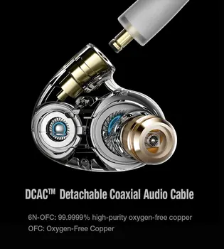 Snemljiv Koaksialni Avdio Kabel v Slušalke z Mikrofonom Žično Pretvori Brezžična Slušalka High Fidelity Bluetooth Slušalke Hi-Res