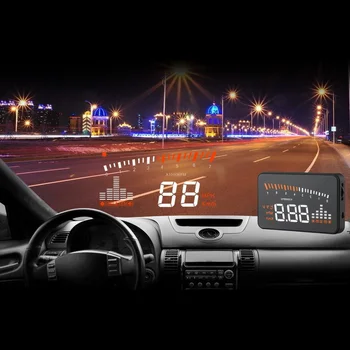 Avto Head-up Zaslon Univerzalni Auto Vetrobransko steklo Projektor OBD Avto Alarm Avto Hud Head Up Display