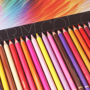 NYONI 48/72/100 Barve Strokovno Vodi topne barvne svinčnike Nastavite Olje Barvne Svinčnike Slikarske Barve, Barve, Risba-Svinčnik