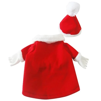 Božič Srčkan Hišne Oblačenja Up Dobave Hišne Tri-Dimenzionalni Preoblikovanje Oblačil Božiček Obleko + Klobuk