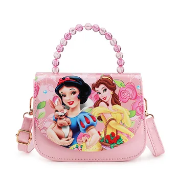 Disney risanke Princesa Messenger bag luštna punca vreča otroška torbica mini vrečko za Shranjevanje zamrznjenih Elsa Anna Sofija