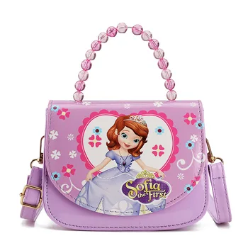 Disney risanke Princesa Messenger bag luštna punca vreča otroška torbica mini vrečko za Shranjevanje zamrznjenih Elsa Anna Sofija