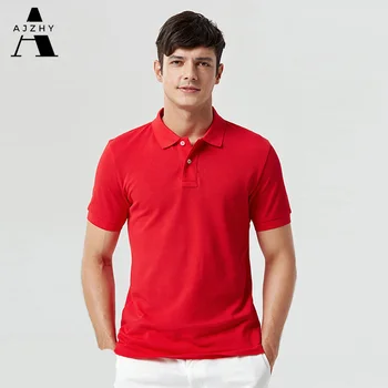 Moški Polo Majica Poletje Kratek Rokav Moda Priložnostne Trdnih Visoko Kakovost Blagovne Znamke Polo Majica Dresov Golf Tenis Moški Plus Velikost Oblačila