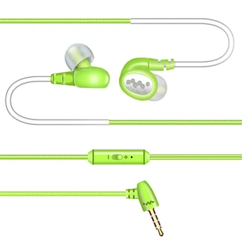 3,5 mm Mini Šport V Uho Zmanjšanje Hrupa, Ultra Bass Stereo HI-fi Z Mikrofonom Slušalke