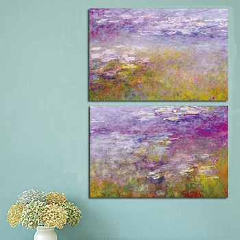Claude Monet lokvanji Slikarstvo Impresionizem Oljna slika, Plakatov in Fotografij na Platno Umetnosti Stenske Slike za dnevno Sobo