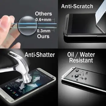 Celotno Nokia 8 Set 2 Kos Zaščitnik zaslon kaljeno steklo anti-scratch ultra slim enostaven za namestitev