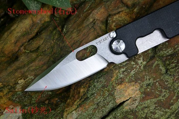 Y-START mini bean žepni nož 440C rezilo G10+Titana ročaj 3 barve z sponka za Vsakodnevno Rezanje in na Prostem