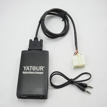 Yatour TOY1+YT-TYBY USB, CD Menjalec Digital music interface adapter SD vhod AUX fit toyota lexus 5+7 sponke navigacija 1998-2005