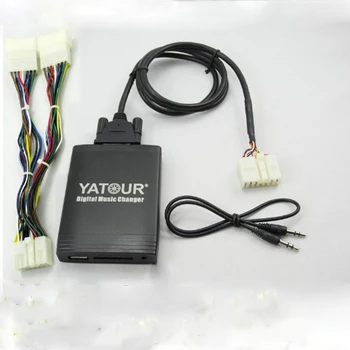 Yatour TOY1+YT-TYBY USB, CD Menjalec Digital music interface adapter SD vhod AUX fit toyota lexus 5+7 sponke navigacija 1998-2005