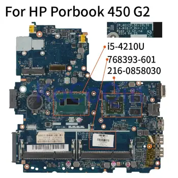 KoCoQin prenosni računalnik z Matično ploščo Za HP Porbook 450 G2, i5-4210U Mainboard 768393-601 LA-B181P SR1EF 216-0858030 DDR3
