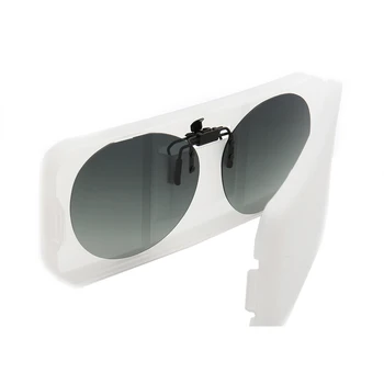 Ženske Krog Polarizirana Posnetek na sončna očala flip up moški modni ovalne UV400 vožnje ribolov nočno vizijo očala posnetek na leče