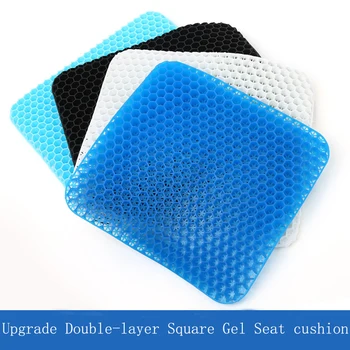 Satja avto kavč Sedež varuško preprogo sedežne blazine materničnega vratu zdravstvenega varstva bolečine Nadgradnjo Prilagodljiv 3D led ploščica masažni gel blazina
