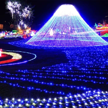 LED Garland Niz Luči 10 m 30 m 50 m 100 m Božično Drevo Poročno Dekoracijo Nepremočljiva Pravljice Svetlobe Notranja Zunanja 220V EU Lučka