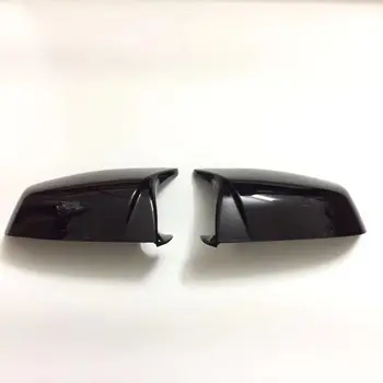 Strani Krilo Rearview Mirror Pokrov zaščitni pokrov Za BMW 5 6 7 Serije E60 E61 E63 E64 F01 F02-F04 F06 F07 F10, F11 F12 F13 Ogljikovih Vlaken Črna