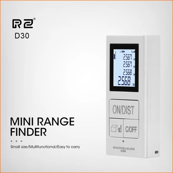RZ Mini Laser Rangefinder Pero Digitalni Ročni Laser Distance Meter Range Finder Z Akumulatorsko Distance Meter Obseg 0.03~30 m
