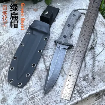 AUS-10 d2 visoko trdoto Nož Taktično Preživetje Noži Lov Kampiranje Rezilo Multi Visoko Trdoto Vojaške Survival Nož v Žep