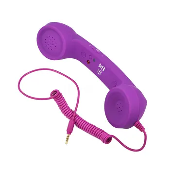 Kebidumei Novo 3,5 mm, Retro telefon Slušalka Sevanja,-dokazilo nastavljiv zvonjenja mobilnega Telefona Mikrofon Sprejemnik Earphon za iPhone
