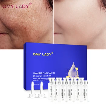 OMY LADY 10pcs Hialuronska Kislina Izvirne rešitve, facial serum anti-aging globoko vlažilne proti gubam, za nego kože bistvo obraz