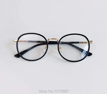 Luksuzne blagovne znamke Letnik Okrogle Očala Okvir Ženske Acetat Recept Očala Moških Optični Oči Očal Okvir Kratkovidnost branje