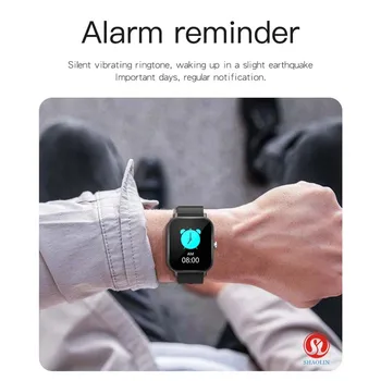 SHAOLIN Smart Watch Ura Srčnega utripa Fitnes Tracker Smartwatch za Apple Watch IOS Android ura Telefon Moški Ženske