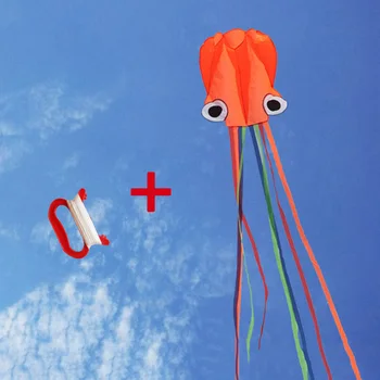 4M Velike Kite Športih na Prostem, Otroci Igrače Enostavno Letenje Stunt Zložljive Velika Hobotnica Kite s 30 M, ki Plujejo pod Niz AN88