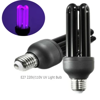 220V 40W E27 UV Žarnice UV Ultravijolična Fluorescenčna CFL Žarnice Spirala Violet Svetilke Razsvetljave Enegy Shranjevanje Black Light