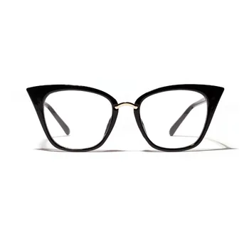 2019 Retro Cat Eye Glasses Okvir Ženske Pregleden Optična Očala Za Kratkovidnost Moških Pc Očala Letnik Očala