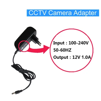 Visoka Kakovost 12V 1A CCTV Napajalni Adapter za IP Kamero EU NAS AU KRALJESTVU PLUG